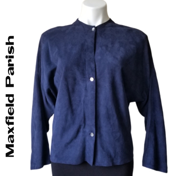 Maxfield Parish Jackets & Blazers - Maxfield Parish Suede Jackets - Size Small